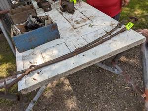 lot 221 image: (2) FORD Model A Headlight Brackets