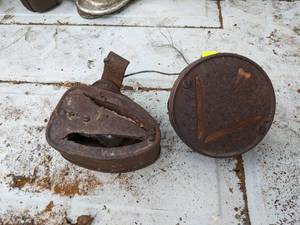 lot 226 image: (2) Antique Truck Directional Signals