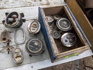 lot 229 image: Lot of Mostly FORD Model A Gauges and Parts