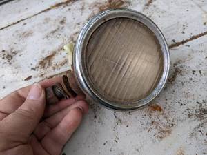 lot 235 image: Antique Fog  Cowl Light