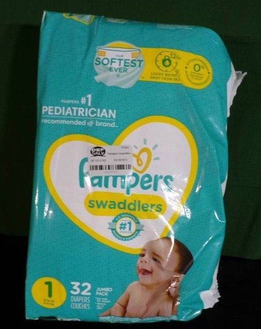 Pampers Swaddlers Newborn Diapers Size 1 32 Count