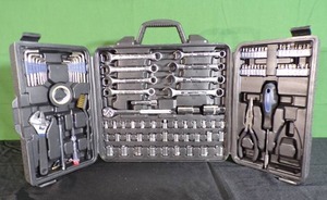 lot 7 image: Blue Ridge Tools 102pc Mechanics Tool Kit  (Missing 6 Diagonal Pliers)
