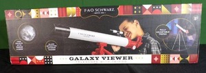 lot 38 image: Brand New FAO Schwarz Galaxy Viewer Toy Telescope with Tripod