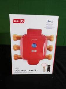 lot 99 image: New  Dash Mini Dog Treat Maker - Red