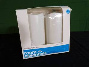 lot 127 image: Looks New  Room Essentials 3 x 6 LED Candles