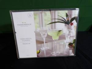 lot 377 image: Brand New 14.5oz 4pk Glass Classic Margarita Glasses - Threshold ((MSRP $15))