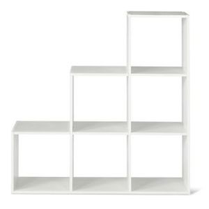 lot 117 image: New  11 3-2-1 Cube Organizer Shelf - Room Essentials - White