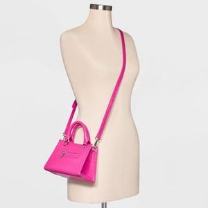 lot 124 image: New  Mini Structured Crossbody Bag - Wild Fable - Pink