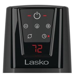 lot 46 image: Lasko Ceramic Tower Heater with Remote ((MSRP $59.99))