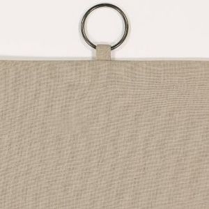 lot 56 image: Brand New Lot of 2 1pc Light Filtering Drop Cloth Window Curtain Panel - Mercantile