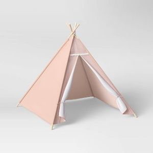 lot 69 image: Brand New Pom Pom Tent Pink - Pillowfort ((MSRP $70))
