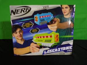 lot 206 image: Brand New NERF Laser Strike - 2pk