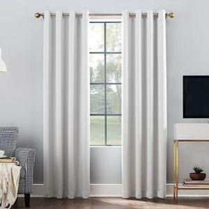 lot 194 image: Brand New Lot of 2 - Oslo Theater Grade Extreme Blackout Grommet Top Curtain Panel - Sun Zero (108 X 52)
