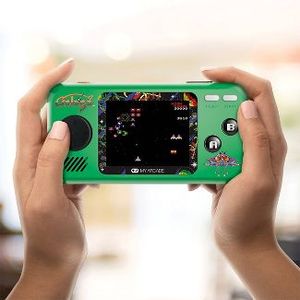 lot 222 image: Brand New MyArcade Galaga Pocket Player Portable Gaming System ((MSRP $39.99))