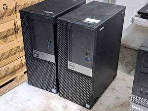 lot 138 image: Lot of (2) Dell Optiplex 5050 Tower Computer D18M