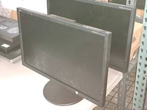 lot 156 image: Lot of (2) NEC MultiSync EA224WMi 24 LCD Computer Monitor