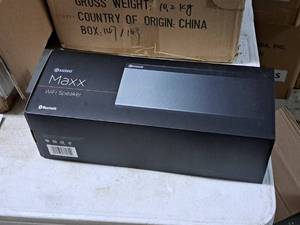 lot 168 image: Audio Maxx Bluetooth Wifi Speaker (New in Box)