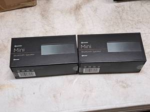 lot 203 image: Lot of (2) Audio Mini Bluetooth Wifi Speaker (New in Box)