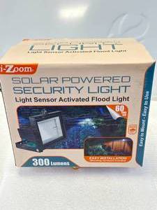 lot 4 image: New Solar Powered Security Floodlight