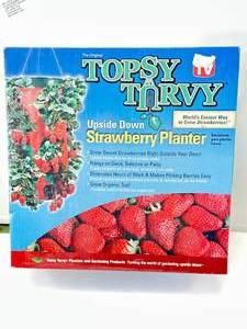 lot 5 image: Topsy Turvy Upside Down Strawberry Planter
