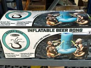 lot 8 image: New Inflatable Beer Bong $59 Retail
