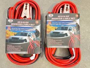 lot 30 image: Lot of 2 New Sets of Jumper Cables
