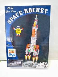 lot 37 image: New 212pc Space Rocket Erector Metal Toy Set