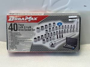 lot 72 image: Duramax 40pc  & 38 Socket Set