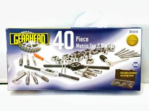 lot 81 image: New Gearhead Metric 40pc Tap & Die Set