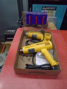 Flat of 2 heat guns for parts or repair. As shown.