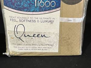 lot 26 image: Hotel Life Queen 1600 Series Sheet Set