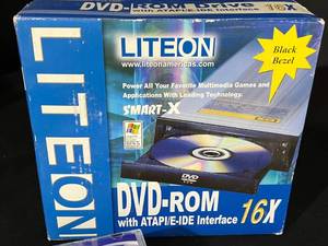 lot 54 image: New LiteOn DVD-ROM Drive with Blank CDs