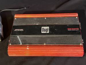 lot 82 image: Mosfet XPA6100 Amplifier & Pioneer Car Stereo