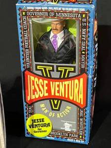 lot 91 image: Jesse Ventura, Mr. Toad, Dave Mirra Collector Figures