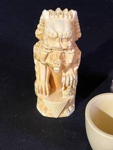 lot 143 image: 3 Unique Carved Pieces