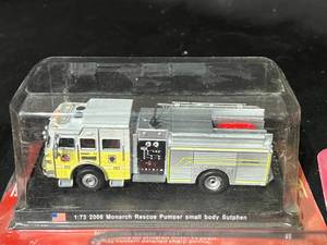 lot 166 image: 6 NEW Model Fire Trucks Sutphen, Monarch, Camion and more