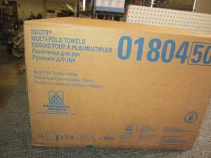case of scott multifold towels 16 p...
