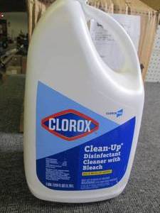 41 gallon jugs of clorox clean up ...