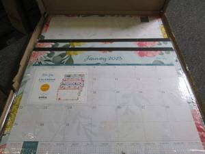 package of 6 desktop calendars 22x1...