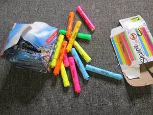 lot of expo dry erase markers and s...