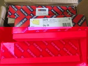 3 packages of 50 end tab fastener f...