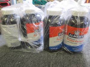 4 1 qt bottles of elmers rubber ce...