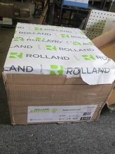 case of roland 8.5x 14 white printe...