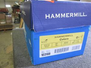 case of hammermill colors 8.5x11 mu...