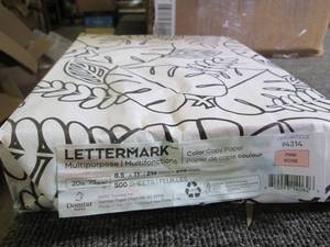 7 reams of lettermark color copy pa...