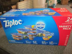 package of ziploc 24 pc set of stor...
