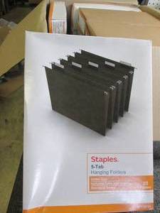 11 packages of 25 5-tab hanging fol...