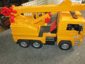 bruder toy crane truck ...
