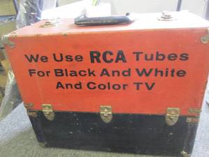 RCA tube case ...