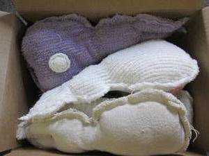 7 stuffed bunnies ...